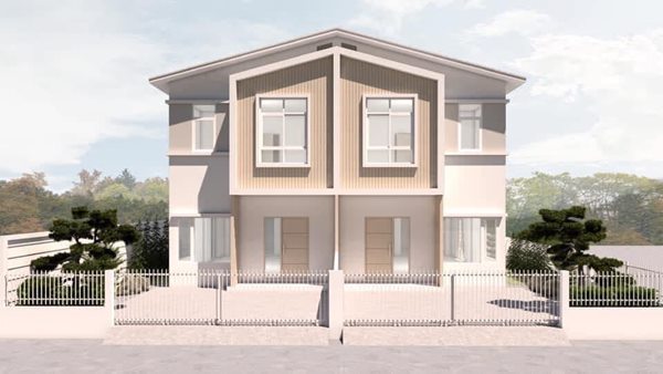 ขายบ้านแฝดใหม่ 2 ชั้น Twin Town Home 3 ห้องนอน 3 ห้องน้ำ พหลโยธิน 73 เข้าไปอีก 800 เมตร โทร 095-952-7171