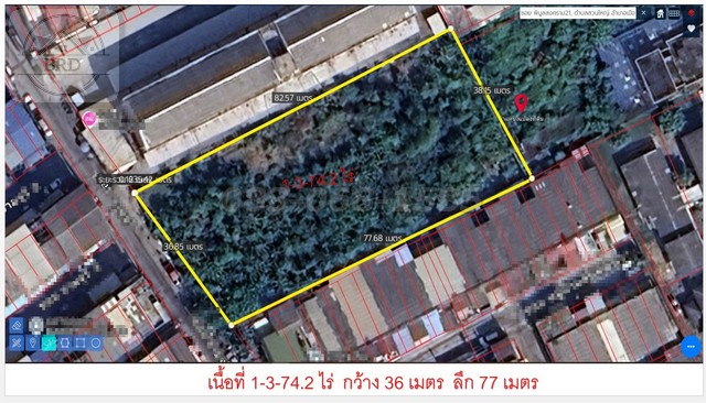 ขายถูกขายที่ดิน ถนนพิบูลย์สงคราม เนื้อที่ 774.2 ตารางวา เมือง นนท