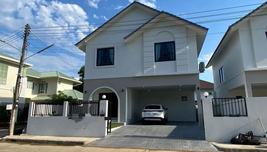 บ้านใหม่ให้เช่า 40,000 บาท หางดง เฟอร์ครบ พร้อมอยู่ ไม่รับสัตว์เล