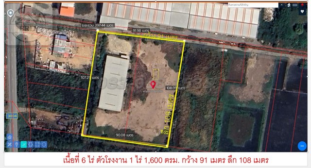 ขายขาดทุน ถูกมากโรงงานใหม่พร้อมใช้ ถนนบางบัวทอง-สุพรรณ เนื้อที่