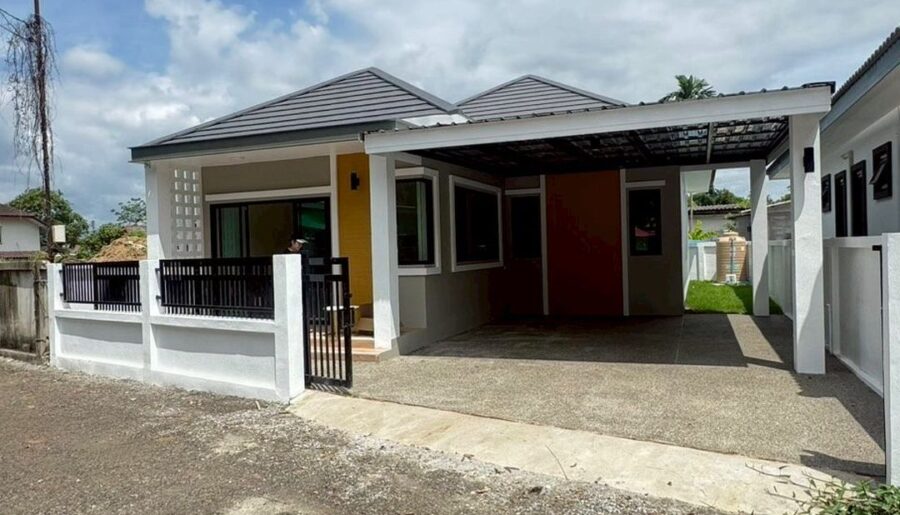 ขาย 2.19 ล้าน บ้านสร้างใหม่ สไตล์ Modern Contemporary สันทราย