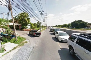 ที่ดิน ขาย ที่ดินราคาถูกปากเกร็ด ใกล้โรบินสันศรีสมาน ต.บ้านใหม่ปากเกร็ด Cheapest-land-in-BanMai-PakKret Cheapest-Land-for-sale-Only-600-meters-fromMuangThongThani